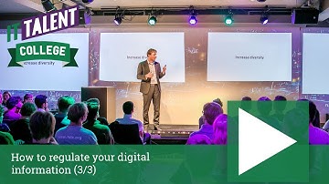 Hans de Zwart: How to regulate your digital information (3/3)