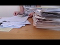 Asmr sorting paper documents newspapers magazines intoxicating sounds sleep help relaxation