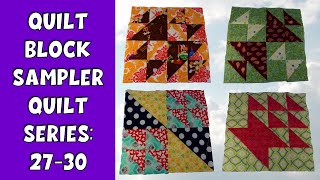 Quilt Block Sampler Quilt Series: 27-30