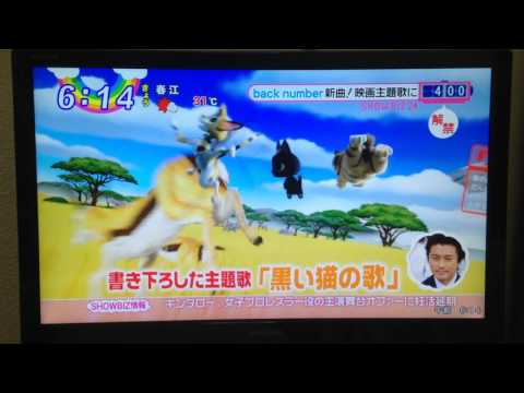 映画「ルドルフとイッパイアッテナ」主題歌『黒い猫の歌/back number』