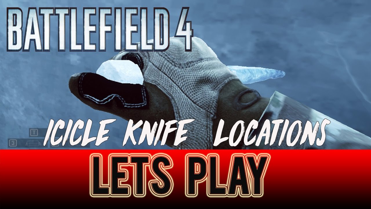 bf4 icicle knife where to find them 2 locations youtube