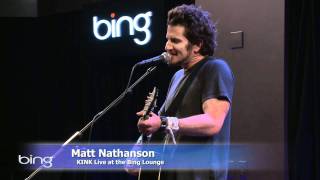 Matt Nathanson - Faster (Bing Lounge) chords