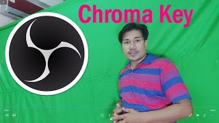 How to livestream using OBS studio chroma key | Green Screen |