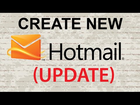 Create New Hotmail Account (UPDATE)