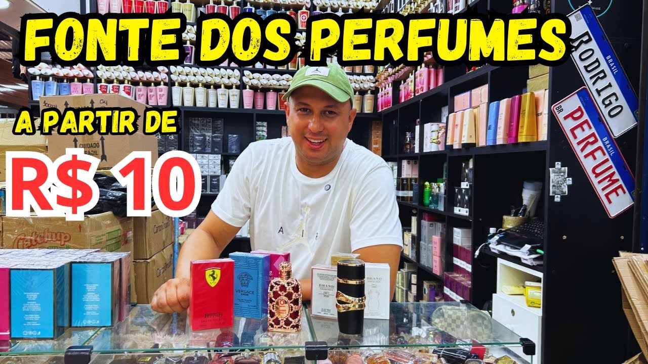 FONTE DOS PERFUMES A PARTIR DE R$ 10,00 BRÁS SP ATACADO