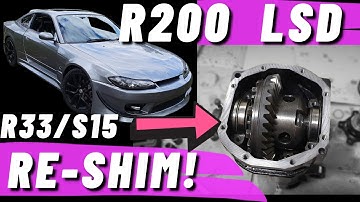 How To Shim The R33 R200 LSD Diff S15
