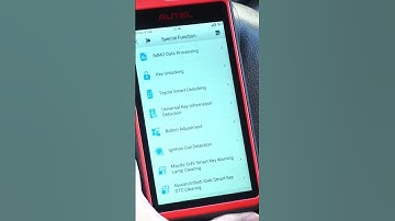 #shorts Autel KM100 special function list fast look