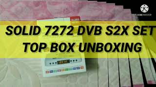 Celebrity HEVC S2X  SOLID 7272 SET TOP BOX UNBOXING Wealth