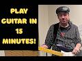 Your First Guitar Lesson - Play Guitar in 15 Minutes!