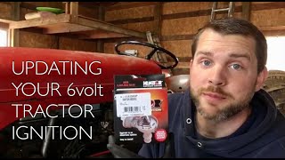 HOW TO install an electronic ignition kit on a 6 V positive ground system || FERGUSON TRACTOR