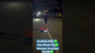 Night Ride on New Esk8! EcoMobl M24!