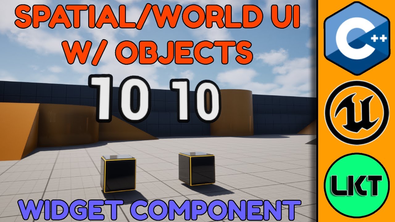 Create Spatial (World) UI on Objects in Unreal Engine C++ - YouTube