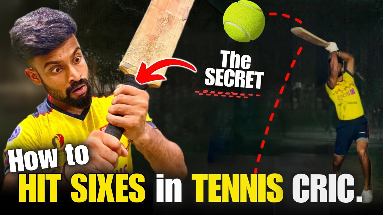 How to Hold a BAT to HIT LONG SIXES in TENNIS CRICKET  😍🚀 | How to Play TENNIS CRICKET 💪✅