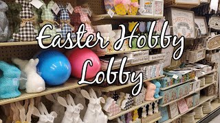 HOBBY LOBBY EASTER SPRING DECORATIONS SHOP WITH ME 2021