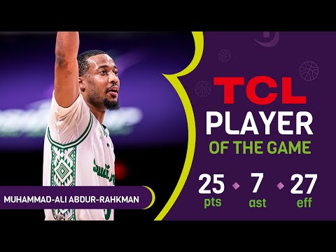 Muhammad-Ali Abdur-Rahkman (25 PTS) | TCL Player Of The Game | KSA vs JOR | FIBA Asia Cup 2025