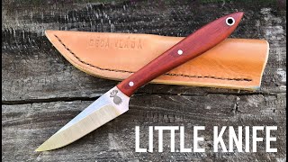 Making A Little Knife // Knifemaking // My Cellar Workshop