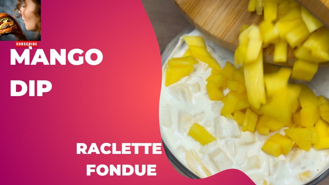 Fruchtiger Mango Curry Dip / Sauce / Soße für Raclette/Fondue/Brot ...