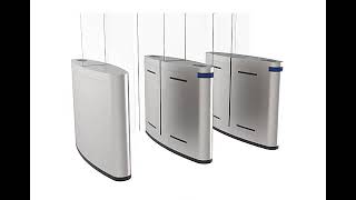 Rfid Face Recognition Qr Code Access Control Pedestrian Sliding Speed Swing Barrier Turnstile