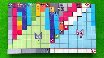 Looking for Numberblocks NEW 55 154 Puzzle Tetris Shape | ASMR chirping of birds