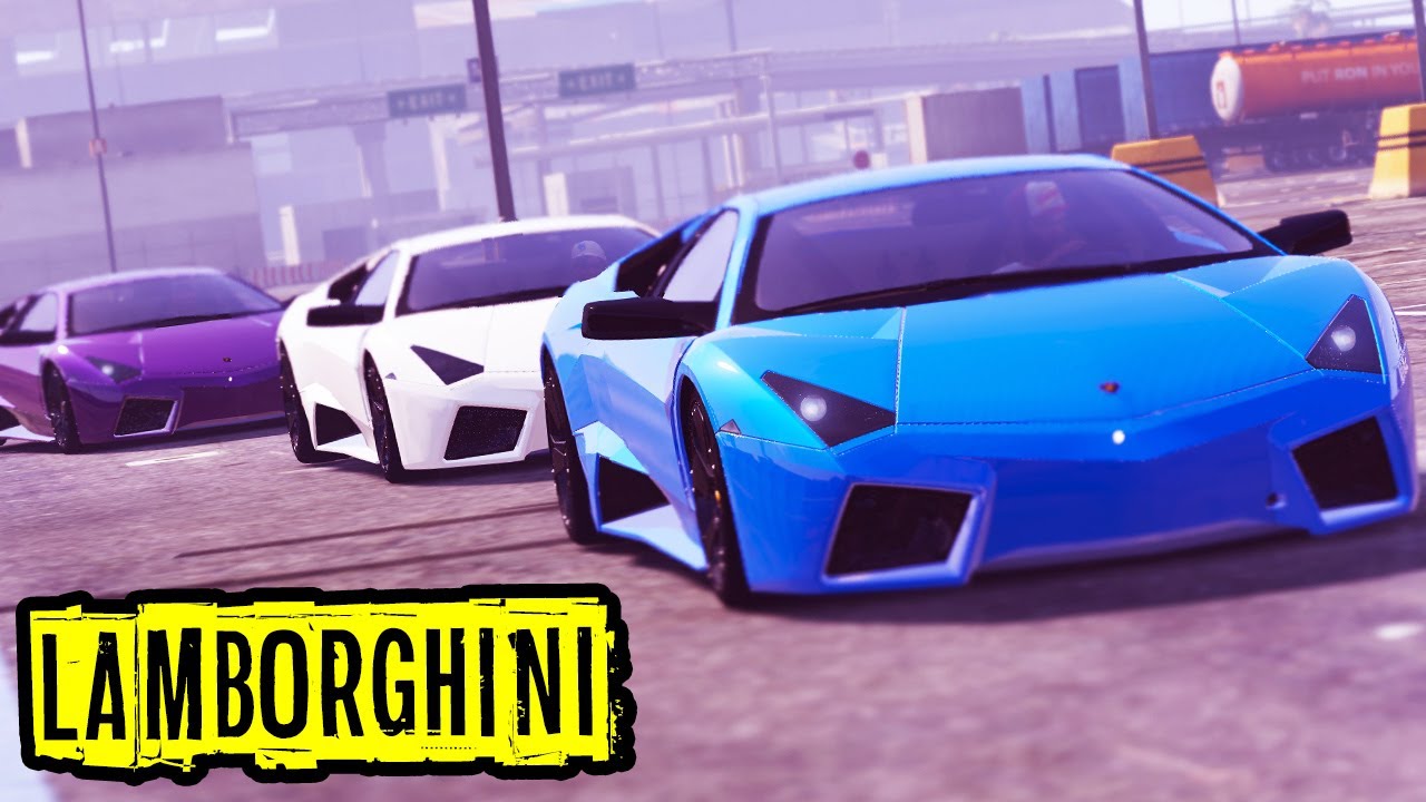  GTA  5  Konvoi Mobil  Sport Lamborghini Syahrini Mobil  