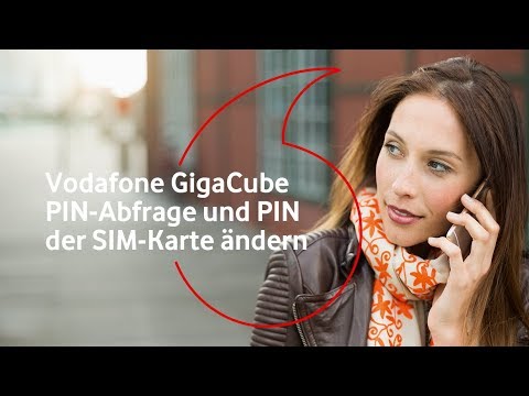 Vodafone GigaCube - PIN-Abfrage und PIN der SIM-Karte ändern  | #mobilfunkhilfe