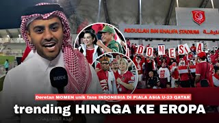 Sederhana tapi Buat Raja Qatar Senang, TOTALITAS Fans Indonesia Berhasil Jadi Sorotan Media DUNIA