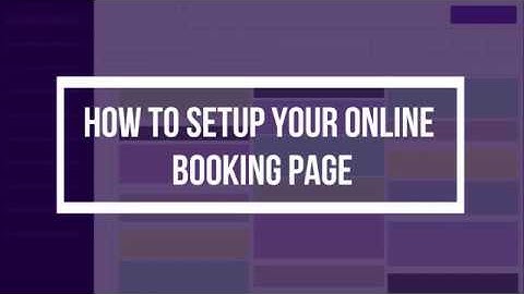 How to setup your online booking page in Picktime?