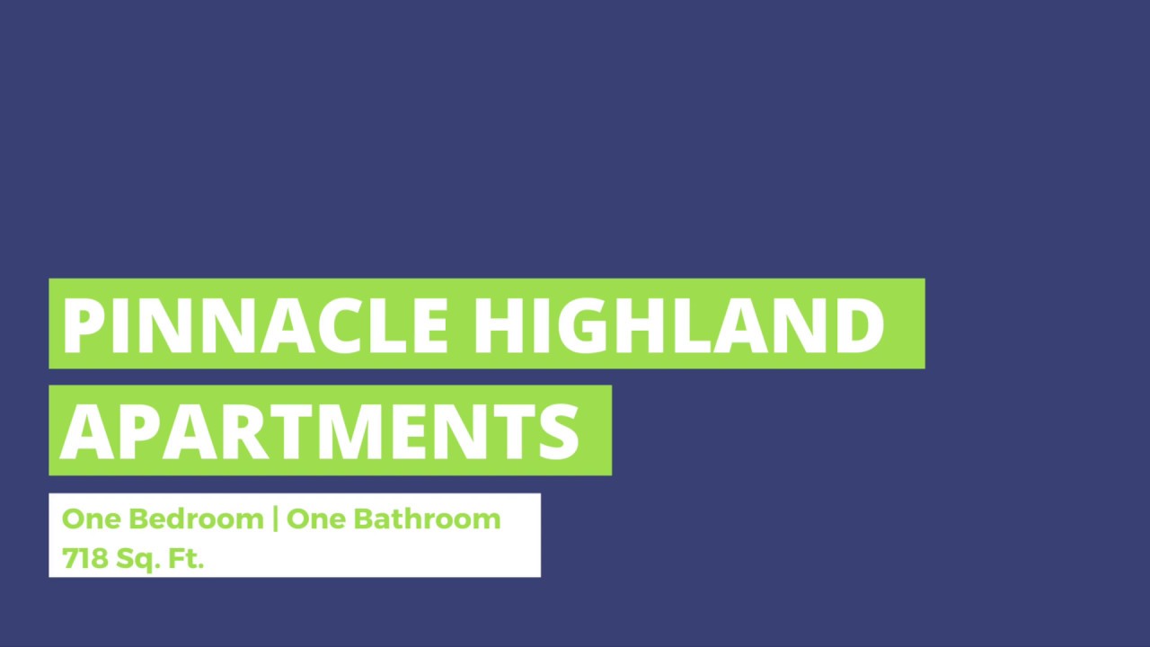 Pinnacle Highland Apartments, Cottonwood Heights, UT 1Bedroom YouTube