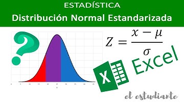 Distribución Normal Estandarizada en Excel (Paso a paso)