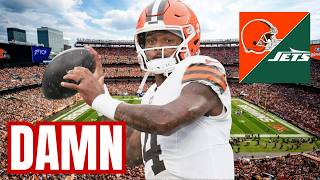 DAMN Deshaun Watson and Browns fall SHORT vs JETS | OFFENSE TERRIBLE