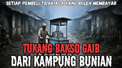 TUKANG BAKSO DARI KAMPUNG BUNIAN‼️KISAH CERITA HOROR MISTERI‼️