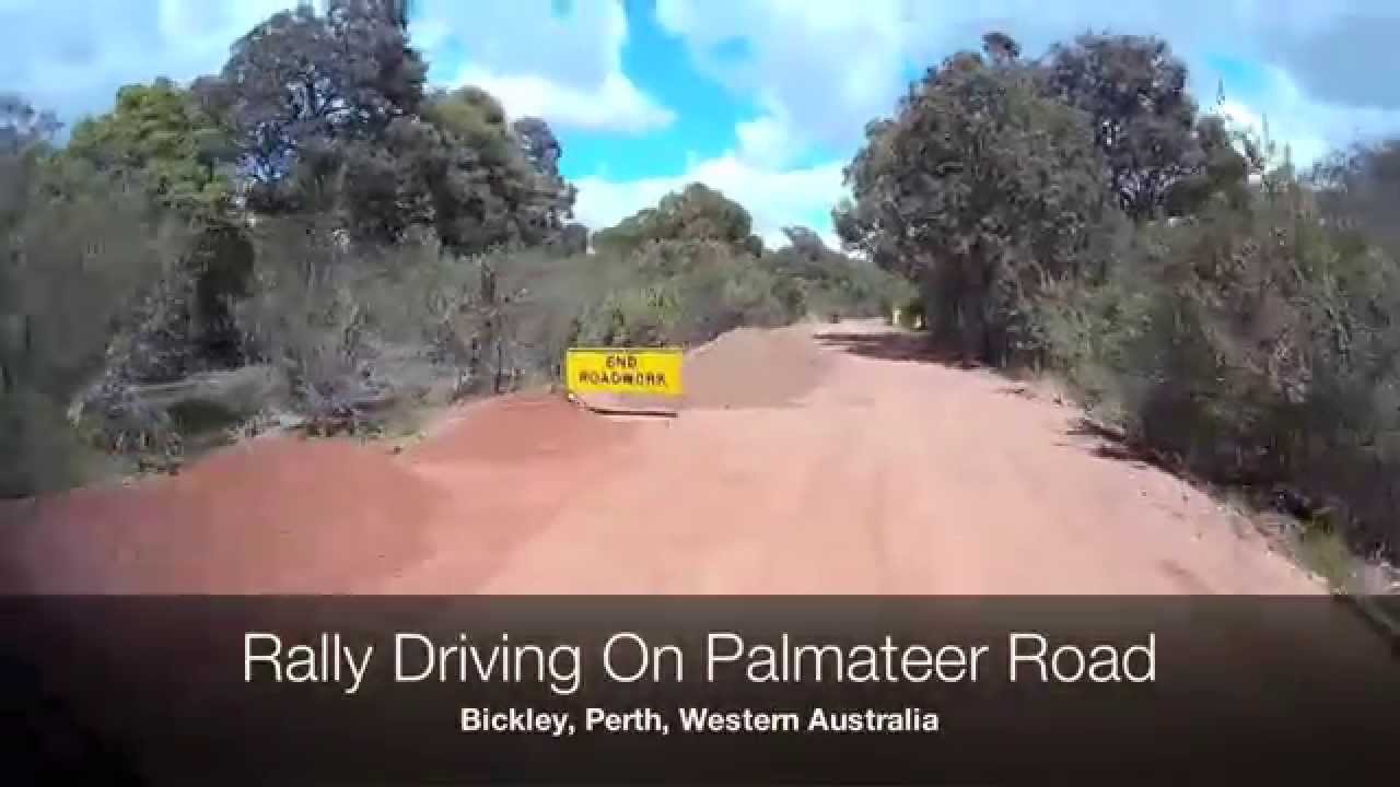 Rally Driving On Palmateer Road Bickley Perth
