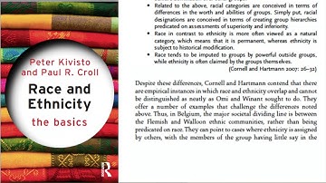 III.2 Ethnicity 101 - Kivisto’s Race and Ethnicity (1) Ethnicity and Nationalism