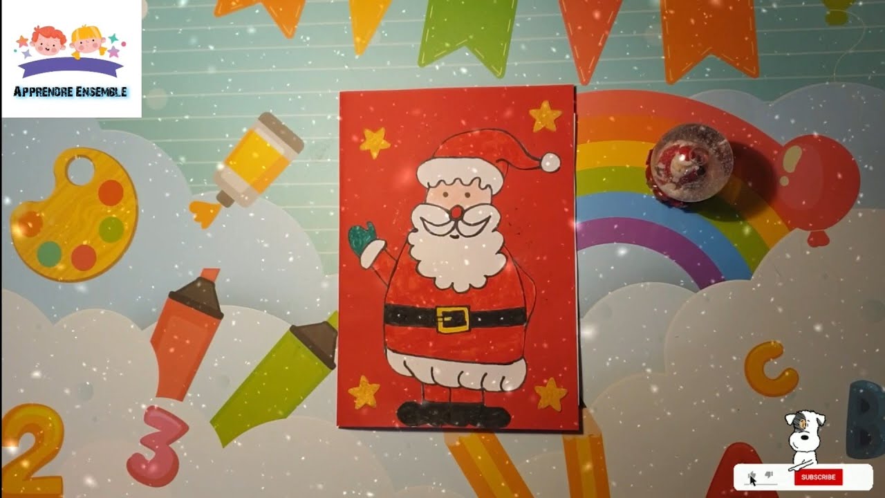 Comment Fabriquer Une Joli Carte De Noel Facile Youtube