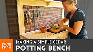 Making a Simple Potting Bench // Woodworking | I Like To Make Stuff