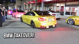 BMW Owners TAKE OVER HUGE Car Meet! *IT DOESN’T STOP!*