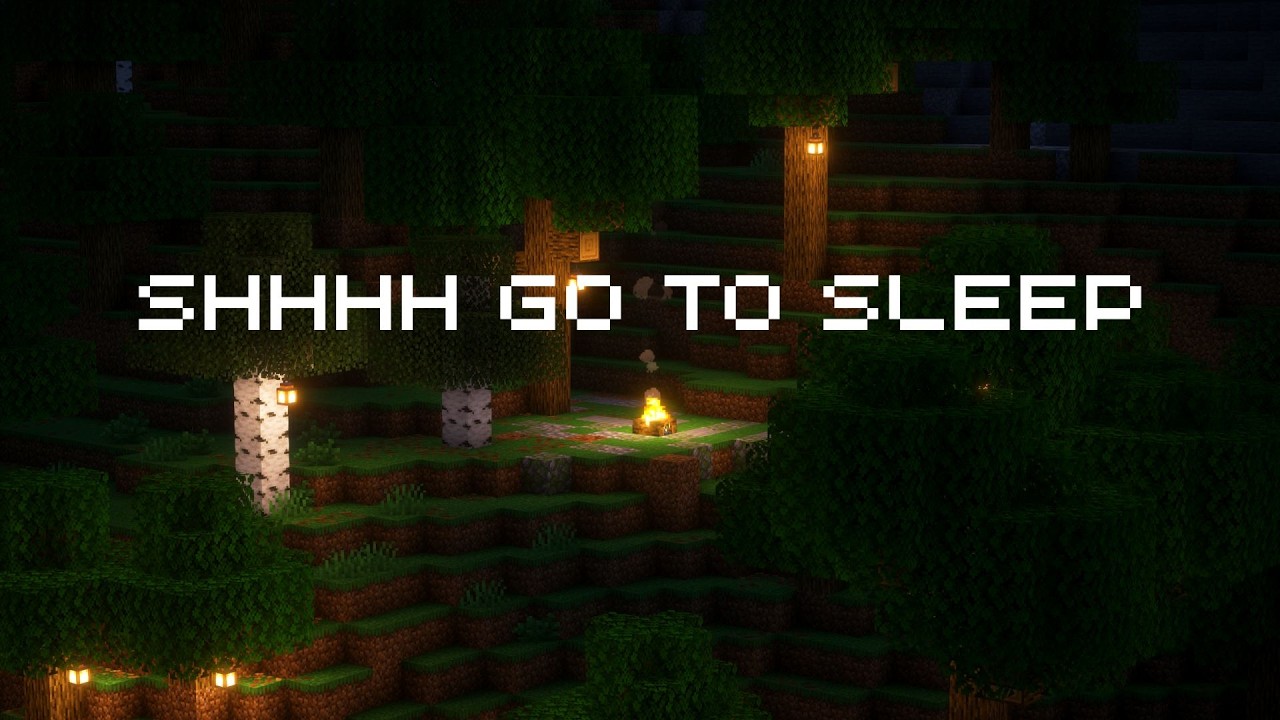 drifting away by the fire... 🌙 minecraft forest ambience & old music for sleep/study