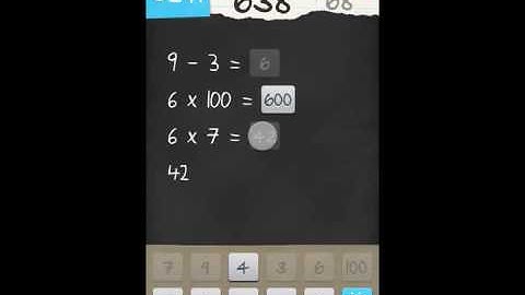 6 Numbers by Brainbow Level 68 Answer Guide