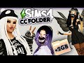 Sims 4 My NEW CC Folder 2GB PHONK Tray + CC Folder Sim Download | Gothic, Punk, Phonk, female & male