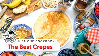 How to Make The Best Crepes (Recipe) クレープの作り方 (レシピ)