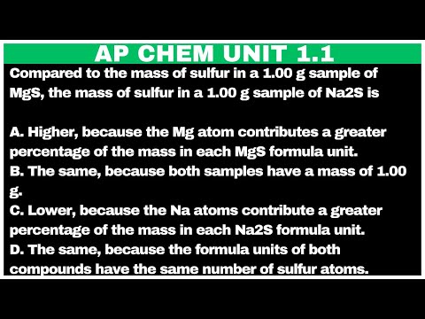 Which has more S by mass: 1 gram of MgS or 1 gram of Na2S?