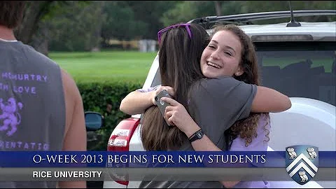 O-Week 2013 begins at Rice University with new students moving-in to their residential colleges
