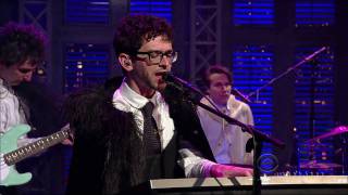 Video thumbnail of "MGMT - "Brian Eno" 5/11 Letterman (TheAudioPerv.com)"
