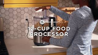 GE Appliances Food Processor with 12-Cup Jar Resimi