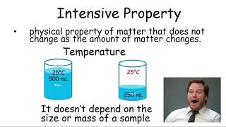 PROPERTIES OF MATTER: Extensive and Intensive