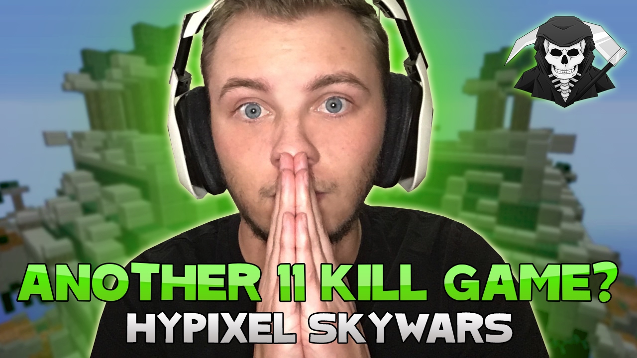 TRYING FOR ANOTHER 11 KILL GAME! ( Hypixel Skywars UNCUT ) - YouTube