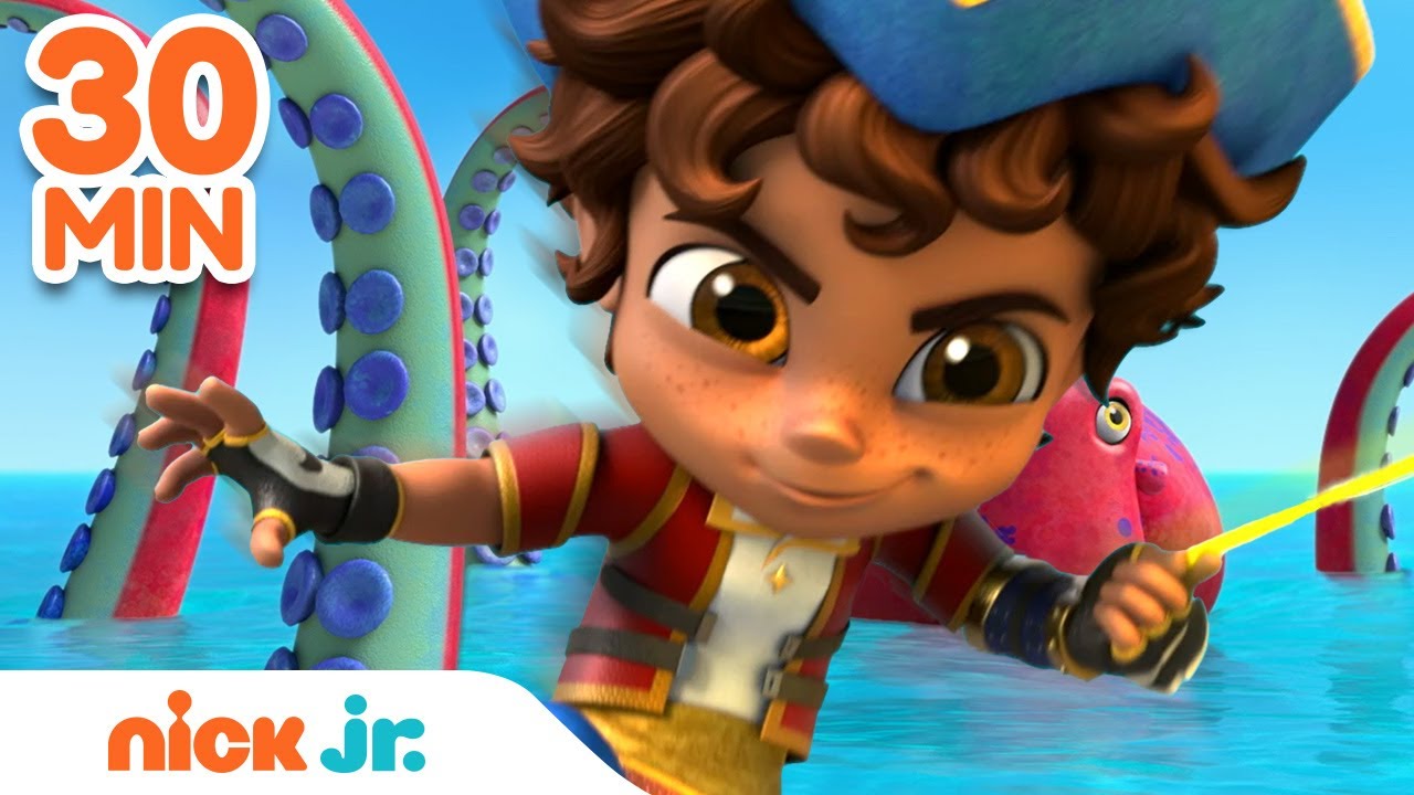 Santi's BEST Pirate Rescues #3! ⛵ | 30 Minute Compilation | Nick Jr.