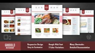 Preview Goodold Restaurant - Responsive WordPress Theme En