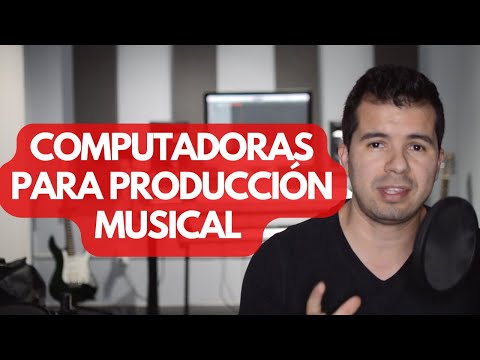 Computadoras para producción musical