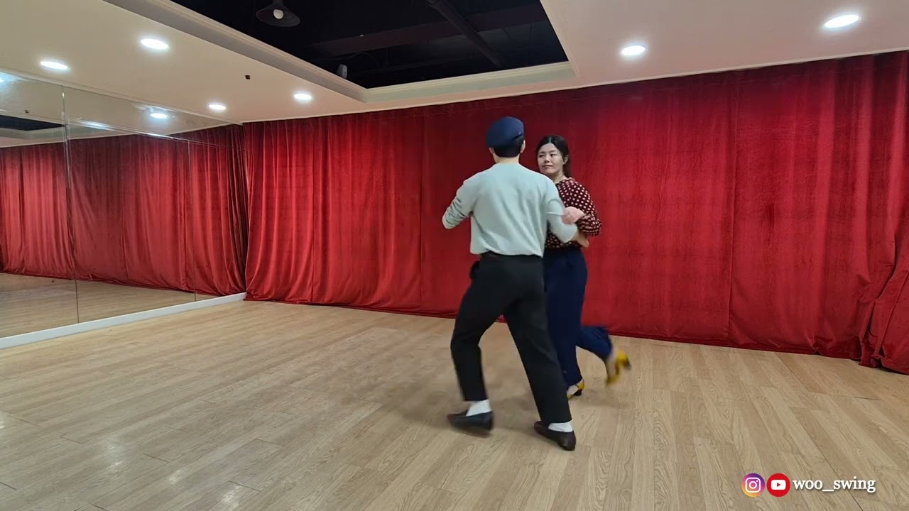 Woo Balboa Dance - Toss Out, Out & Ins, Cross Over Variations, Turns (w/Judy #89)